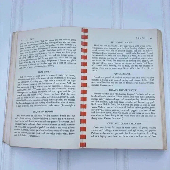 Mary Lands Louisiana Cookery Spiral Bound 1972 3rd edition southern creole - Picture 4 of 11